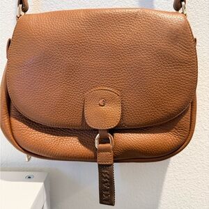 Alviero Martini Brown Leather Shoulder Bag